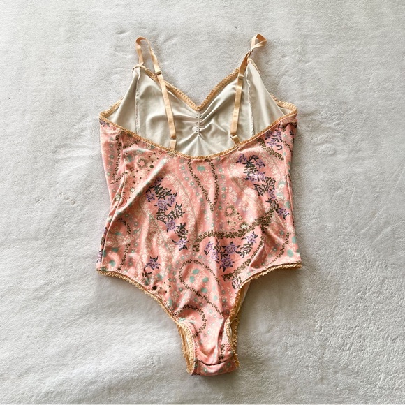 Spell & The Gypsy Collective City Lights Bodysuit in Peach - Picture 10 of 15